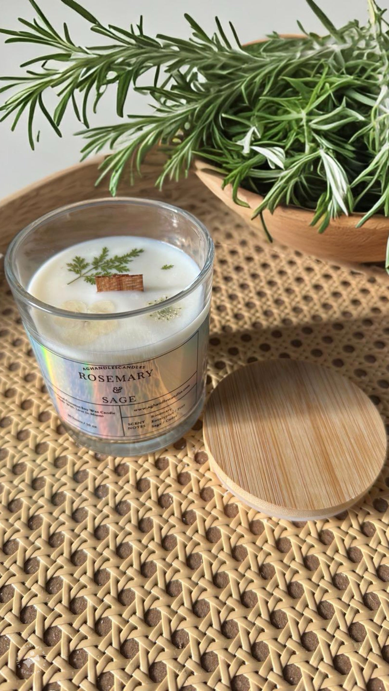 10 oz Coconut/Soy Blended Cotton-Wick Candles